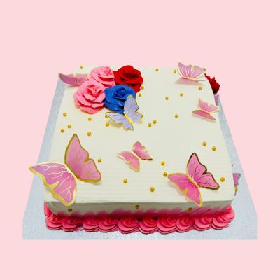 Butterfly Theme Cake