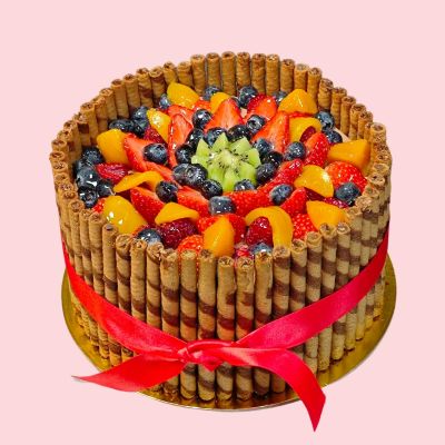 Fruit Toppings Cake