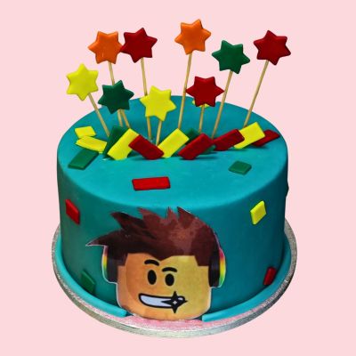 Roblox Fondant Cake