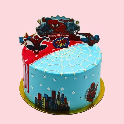Spiderman Tower Cake